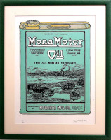 Petr Ptáček  - Mona Motor Oil - grafika